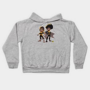 Biff and Kiff Superhero Kids Kids Hoodie